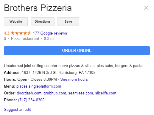 brothers-pizza-google-my-business Local SEO Services